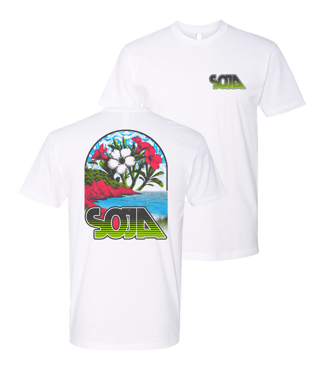 Cliff Tee (White) – SOJA Gear