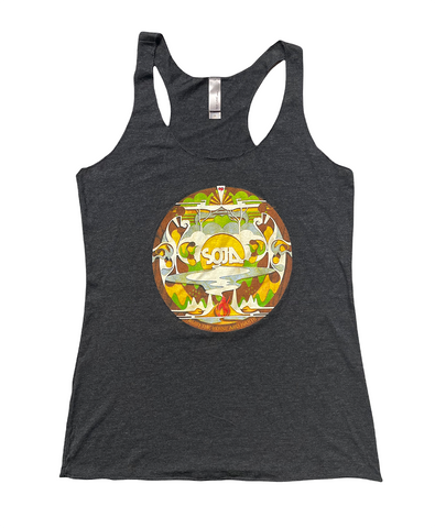 Women's Amid The Noise Tank (Charcoal) [Small Medium & Large Only]
