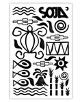 Abstract Sticker