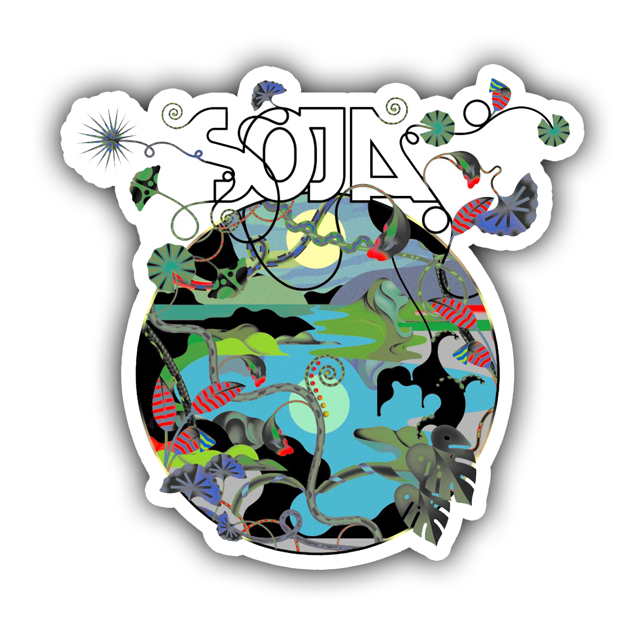 Beauty In Silence Sticker