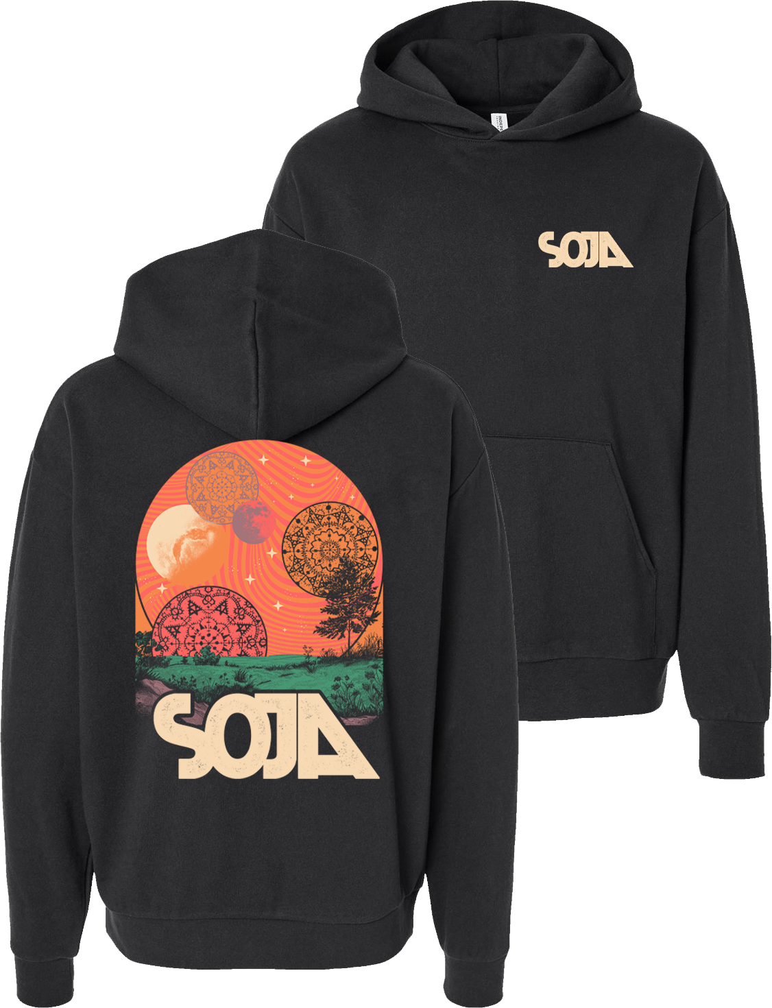 Mandala Moons Hoodie