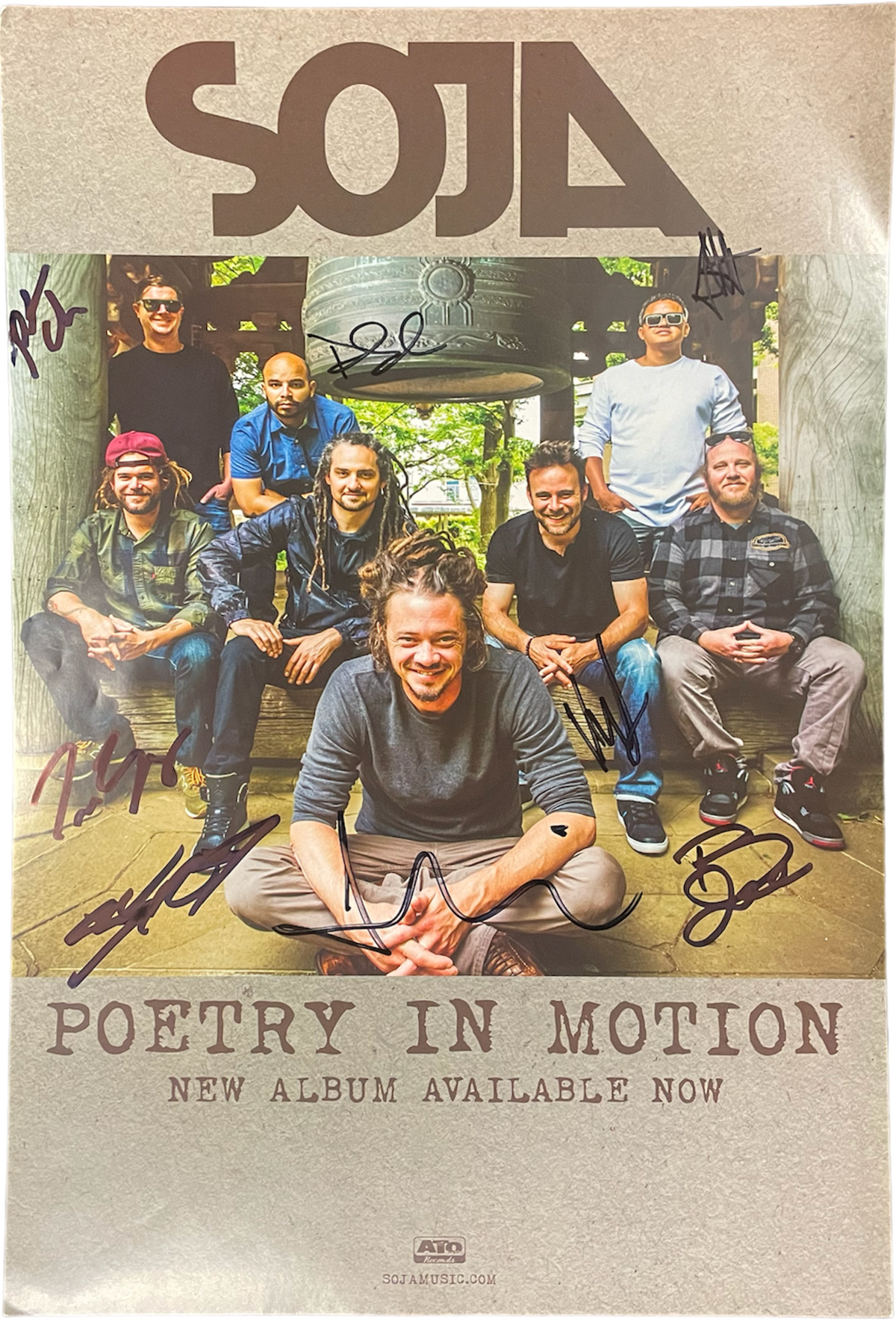 Poetry In Motion Signed Photo Poster