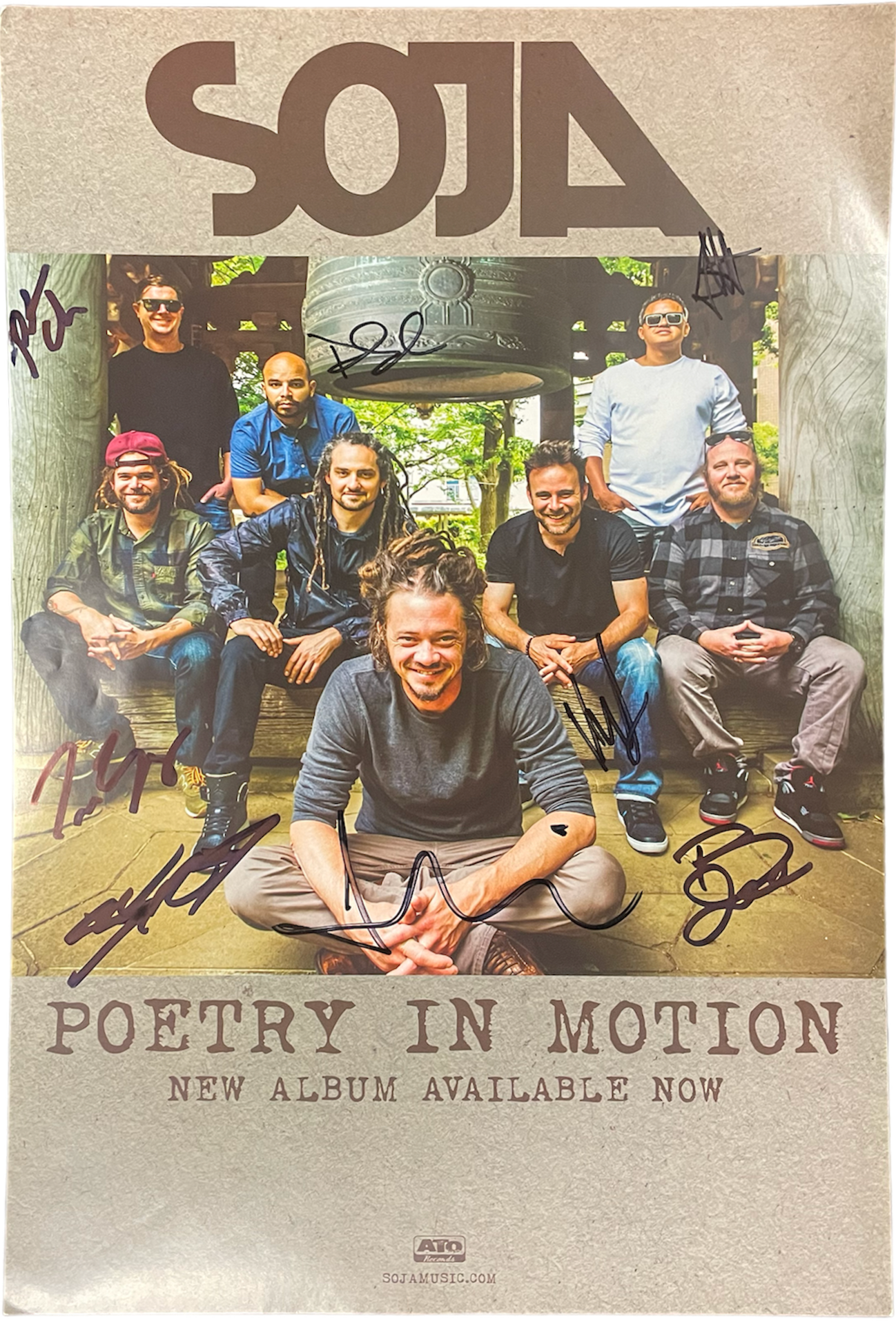 Poetry In Motion Signed Photo Poster