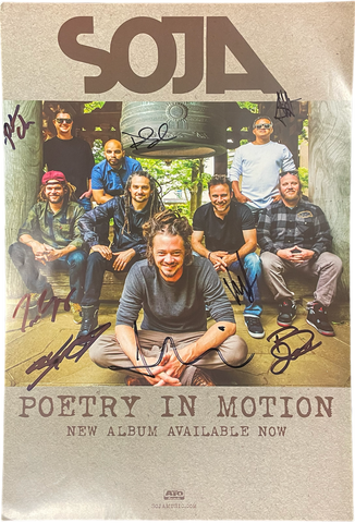 Poetry In Motion Signed Photo Poster