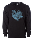 Whale Pullover Hoodie (Black)