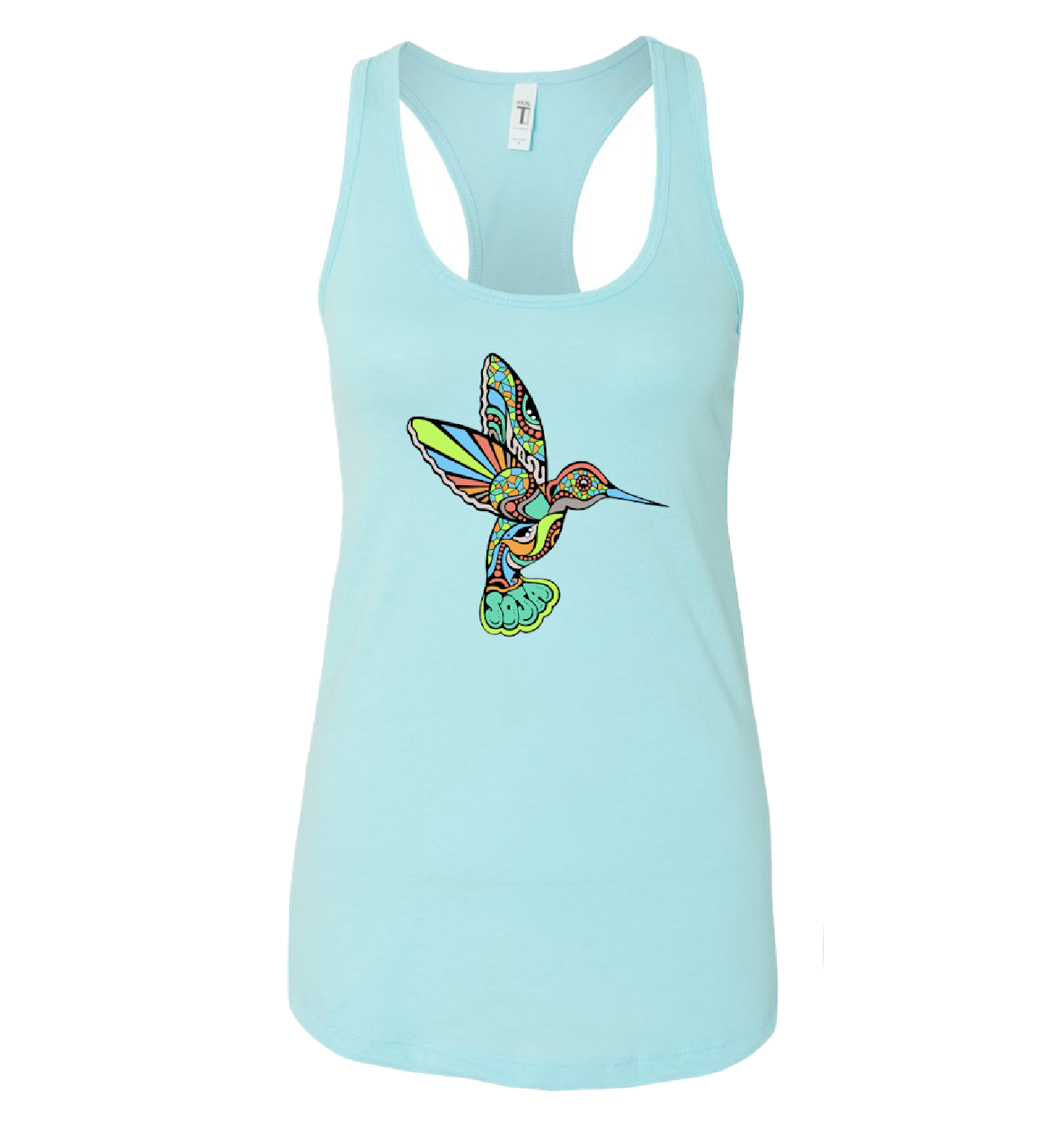 Women's Hummingbird Tank (Baby Blue) [No XL or 2XL]