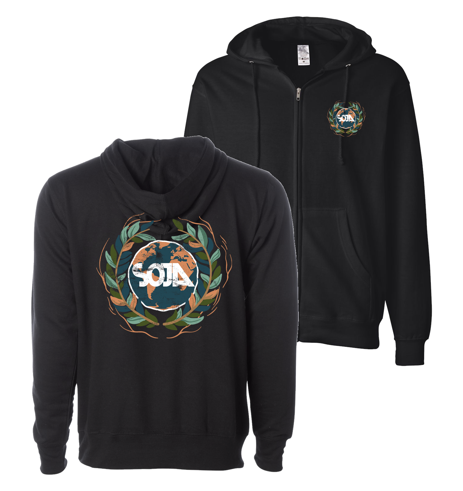 Break It Down Zip Hoodie (Black) [No Smalls]