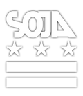 Stars & Stripes White Decal