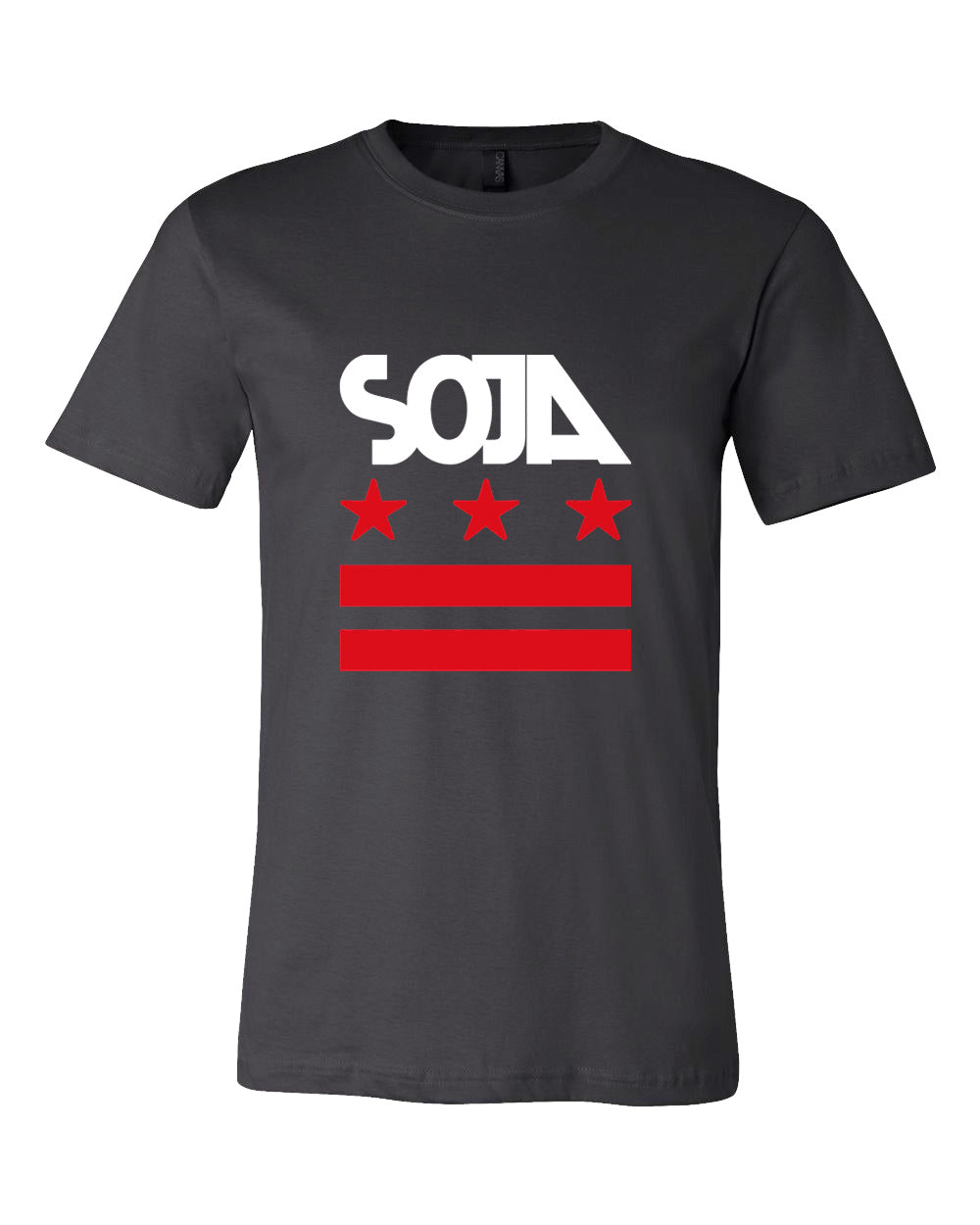 Stars & Stripes Tee (Red/White Print) - [2 Color Options]