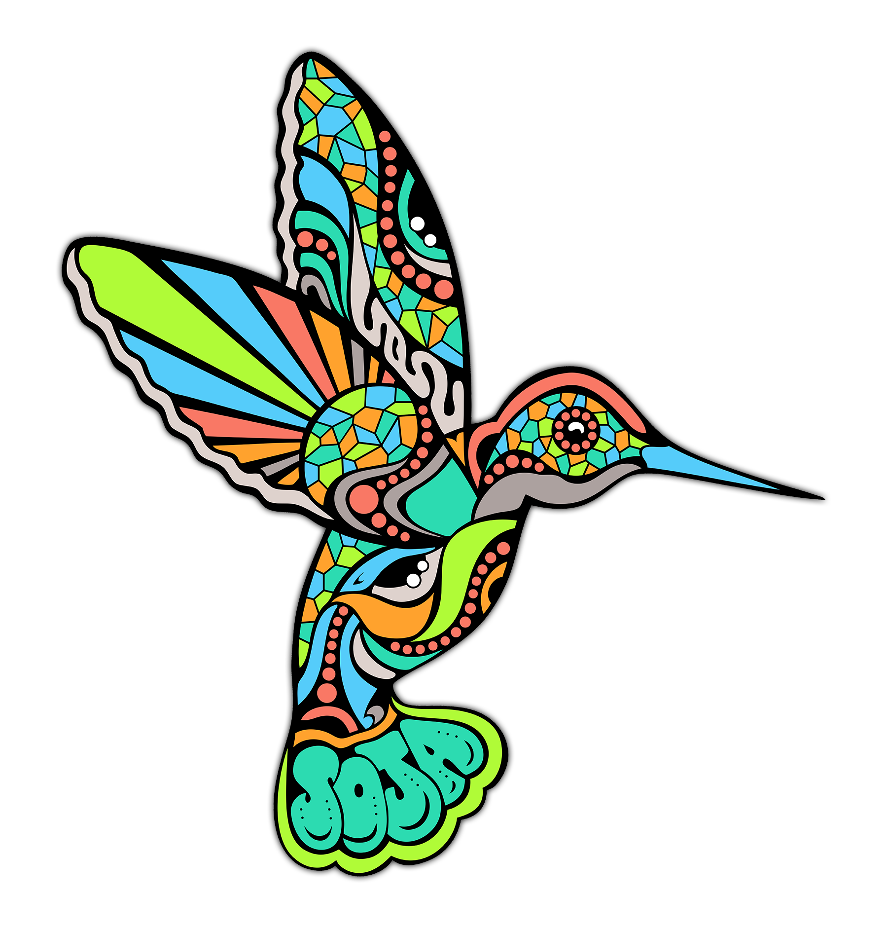 Hummingbird Decal