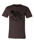 Octopus Tee (Heather Brown) [Small Medium & Large Only]