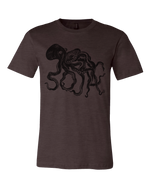Octopus Tee (Heather Brown) [Small Medium & Large Only]