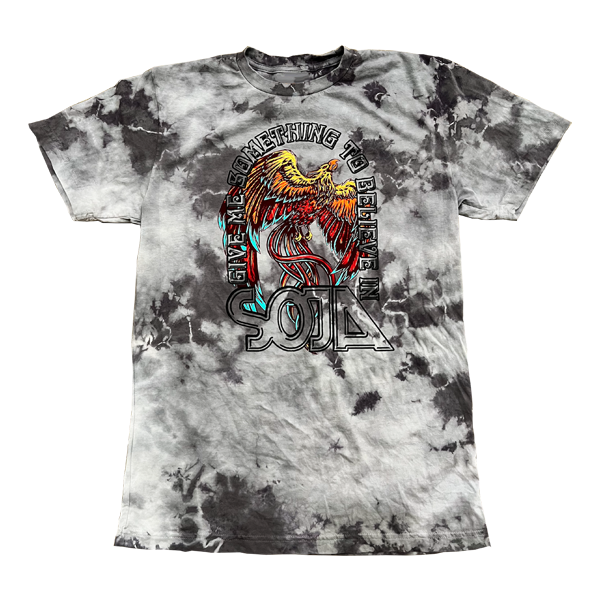 Phoenix Tee (Grey Tie Dye) [No 3XL]