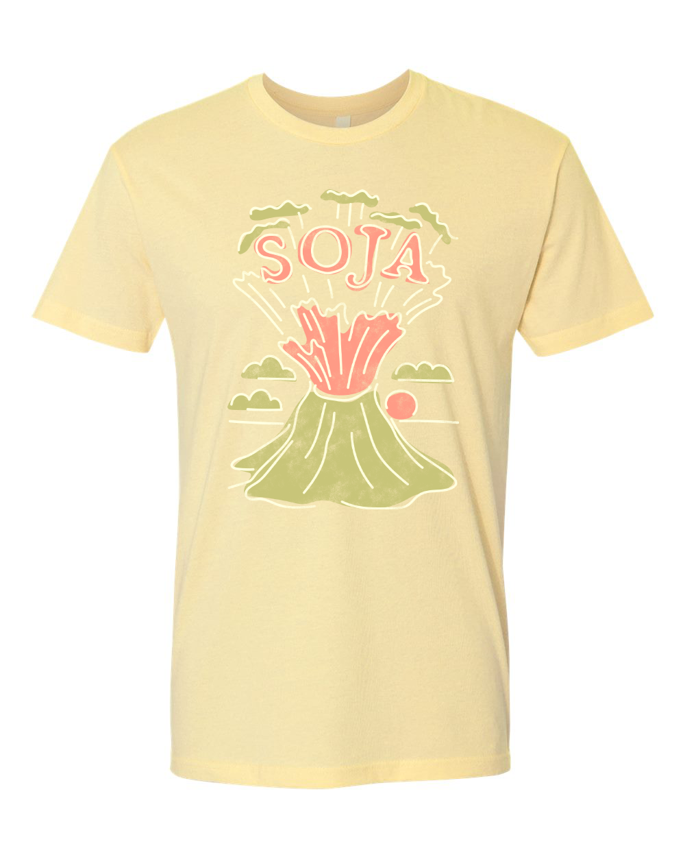 Volcano Tee (Yellow) [No Large or XL]