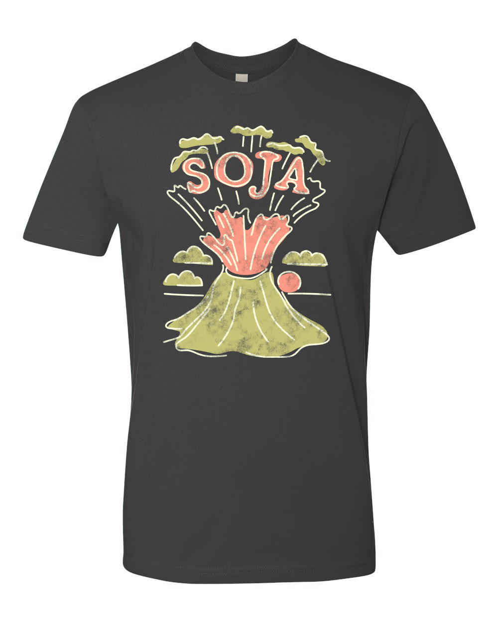 Volcano Tee (Grey) [Small & Medium Only]