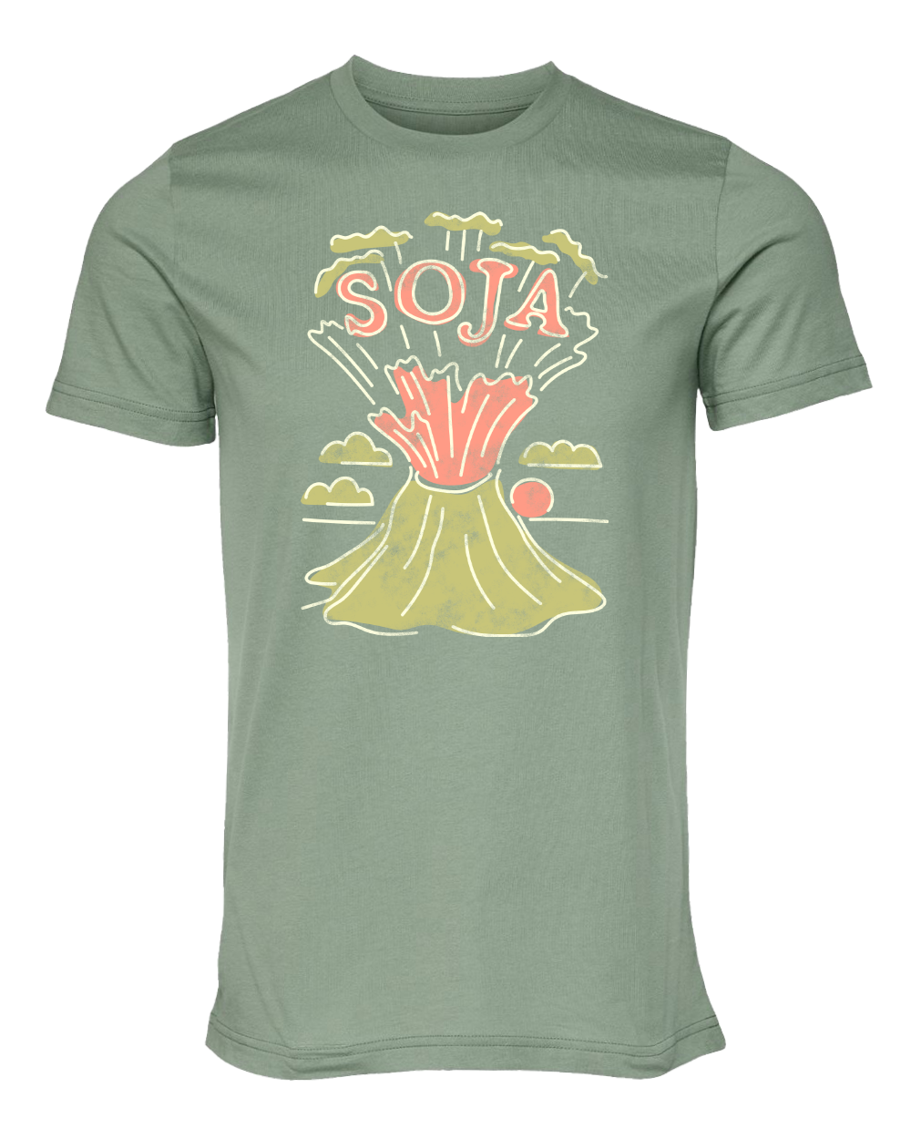 Volcano Tee (Sage) [No Large or XL]