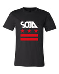 Stars & Stripes Tee (Red/White Print) - [2 Color Options]